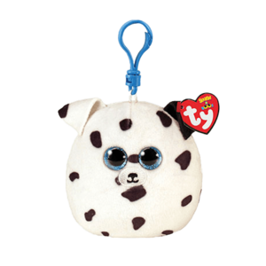 Spotted Dog Beanie Baby Squishy Clip Fetch